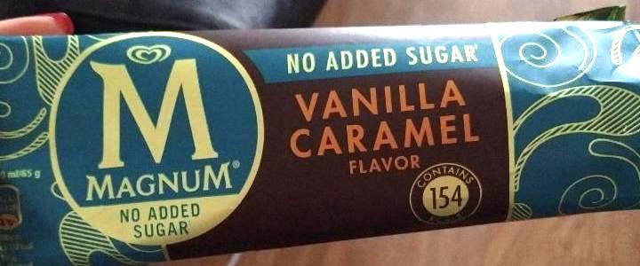 Fotografie - Magnum No added sugar Vanilla Caramel flavour