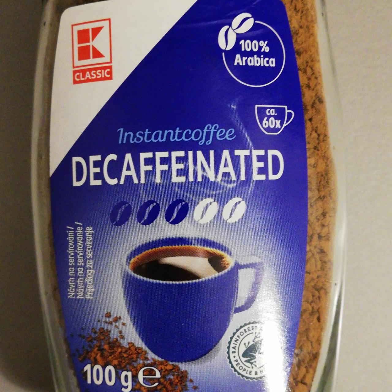 Fotografie - Instantcoffee decaffeinated K-Classic