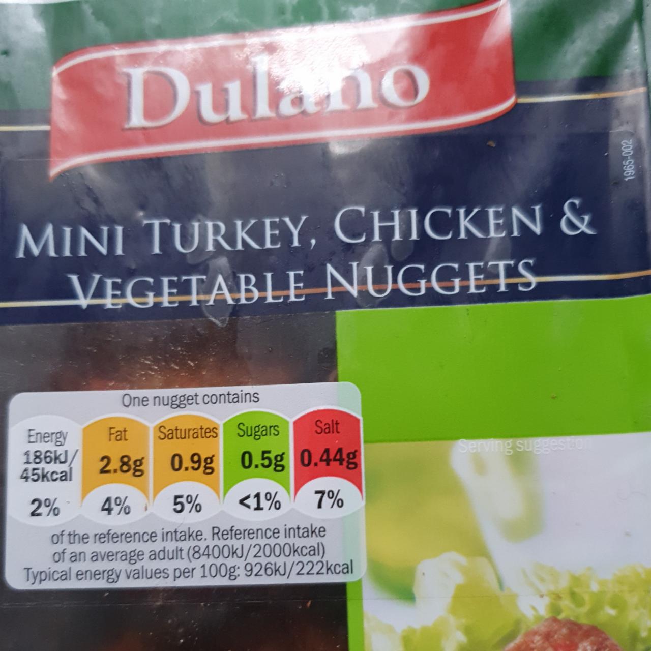 Fotografie - Mini Turkey, Chicken & Vegetable Nuggets Dulano