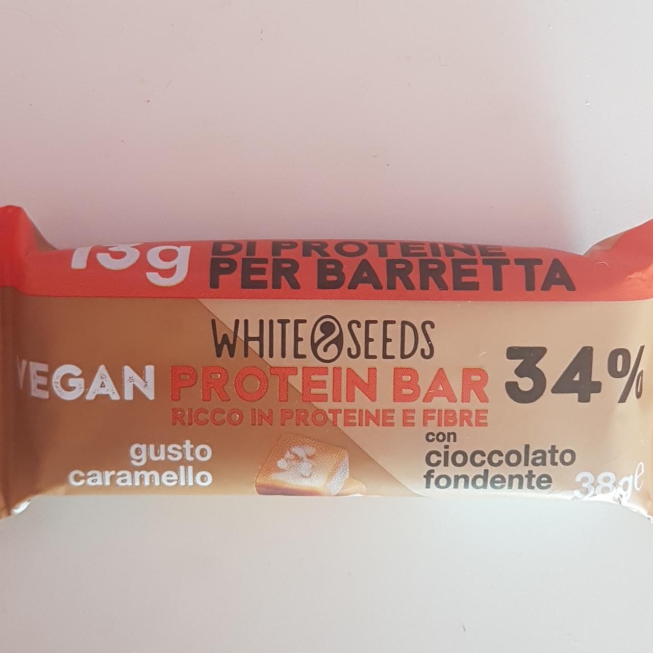 Fotografie - Vegan protein bar caramello White Seeds