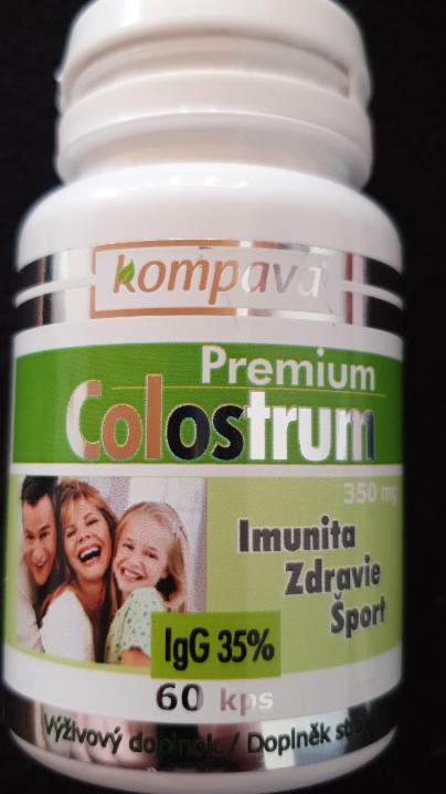 Fotografie - Kompava Premium Colostrum 350 mg Imunita Zdravie Šport