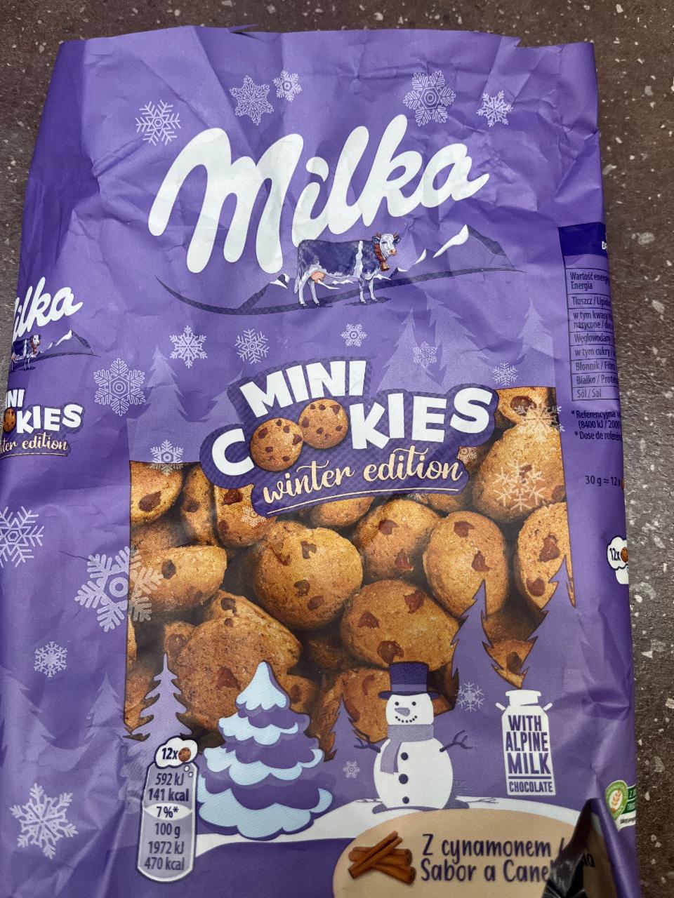 Fotografie - Mini Cookies winter edition Milka