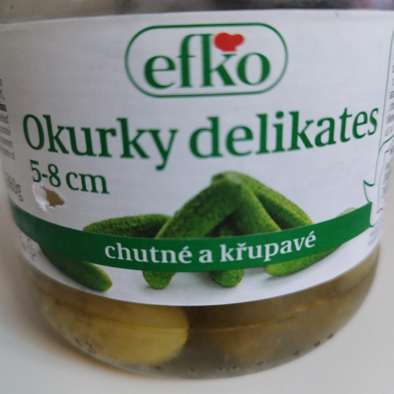 Fotografie - Okurky delikates 5-8 cm Efko
