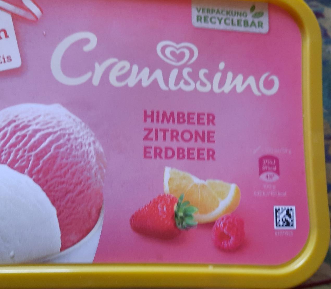 Fotografie - Cremissimo Himber Zitrone Erdbeer