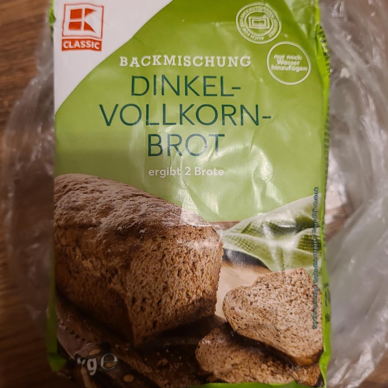 Fotografie - Dinkel-Vollkorn-Brot Backmischung K-Classic