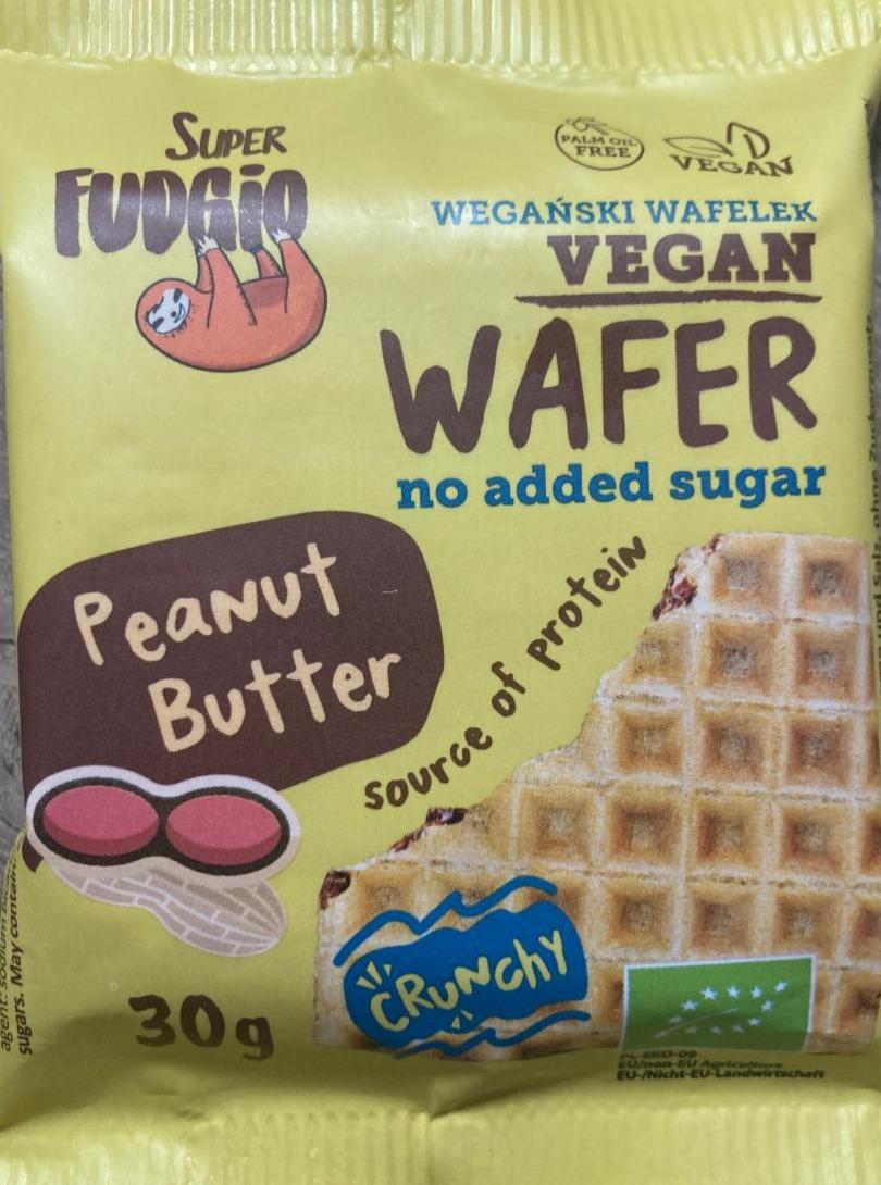 Fotografie - Wafer no added sugar Peanut Butter Super Fudio