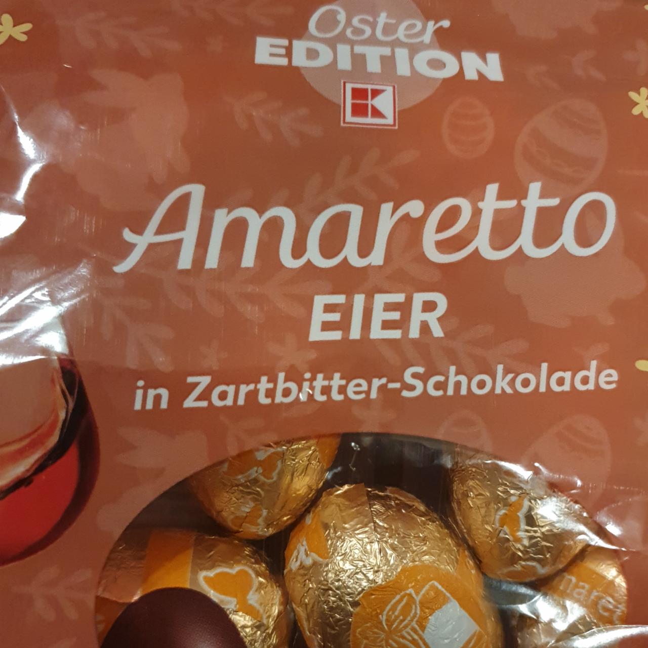 Fotografie - Amaretto Eier in Zartbitter-Schokolade K-Classic