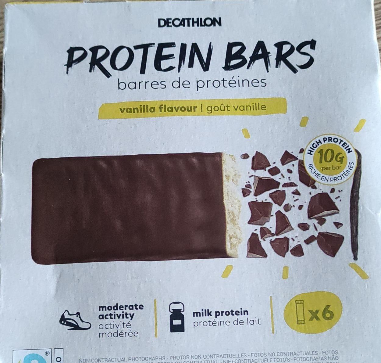 Fotografie - Protein Bars vanilla flavour Decathlon