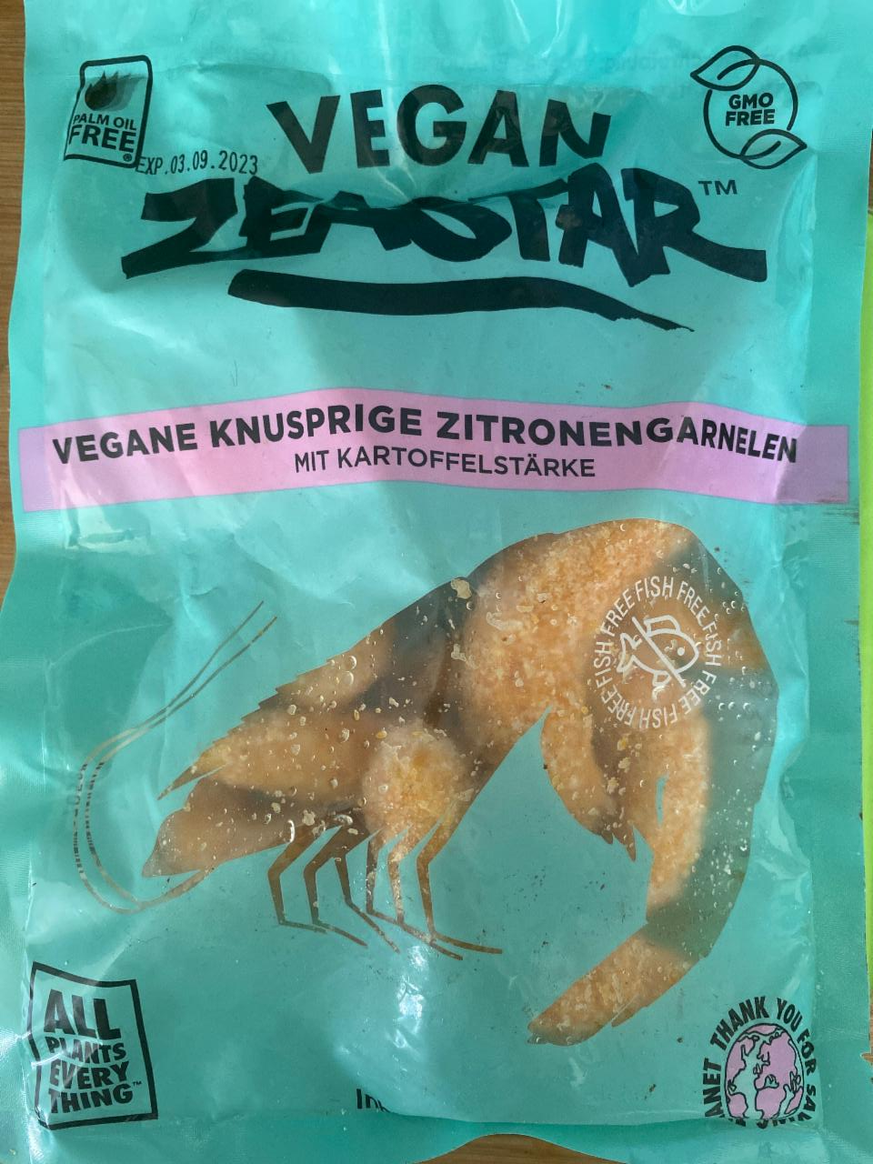 Fotografie - Vegane knusprige zitronengarnelen - veganske krevety