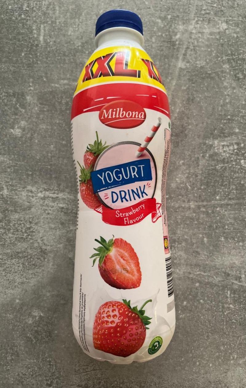 Fotografie - Yogurt drink Strawberry Flavour Milbona