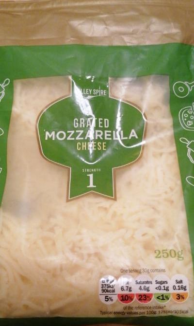 Fotografie - Valley Spire Grated Mozzarella Cheese Strength 1