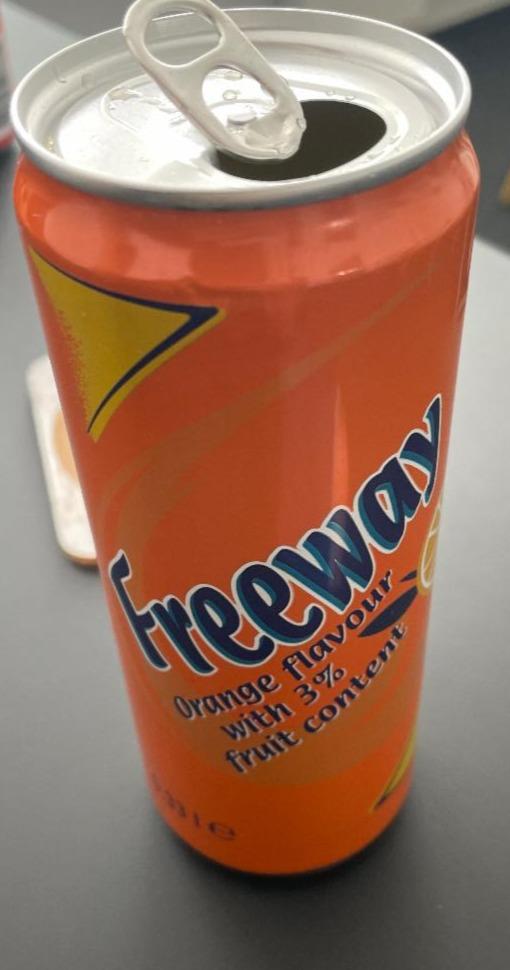 Fotografie - Freeway Orange flavour with 3% Fruit content