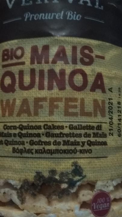 Fotografie - Bio Mais Quinoa Waffeln Verival