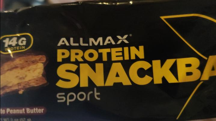 Fotografie - Allmax protein snackbar sport Peanut Butter