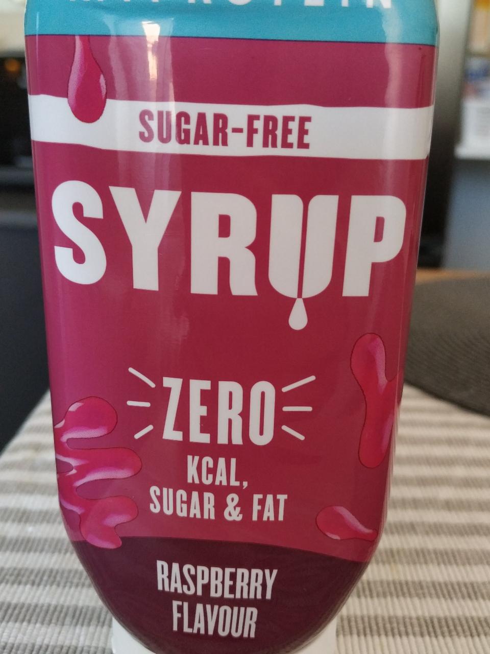 Fotografie - Sugar-free Syrup Zero Raspberry MyProtein