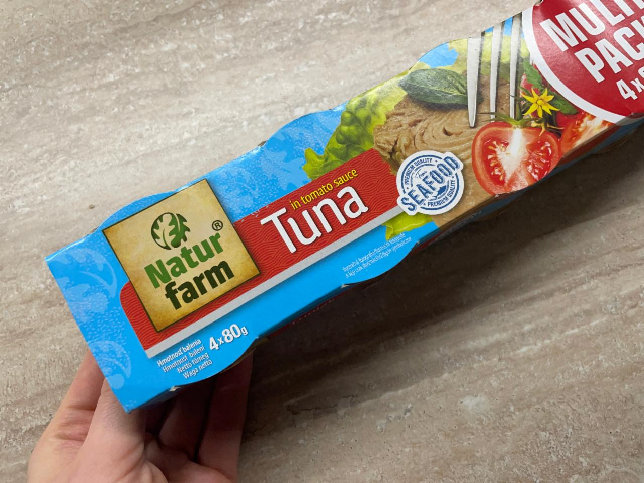 Fotografie - Tuna in tomato sauce Natur Farm