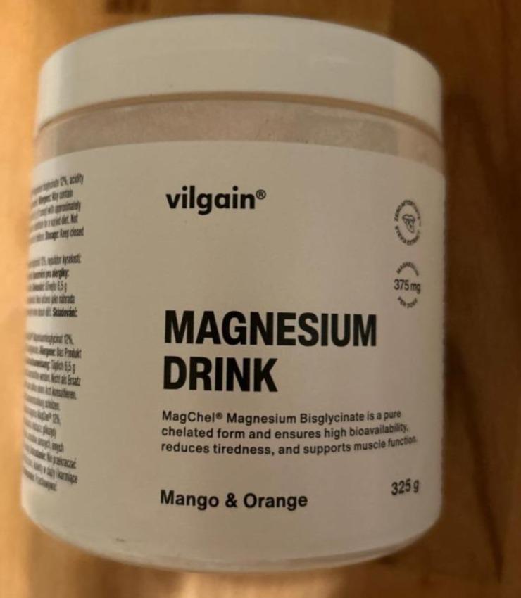 Fotografie - Magnesium Drink Mango & Orange Vilgain
