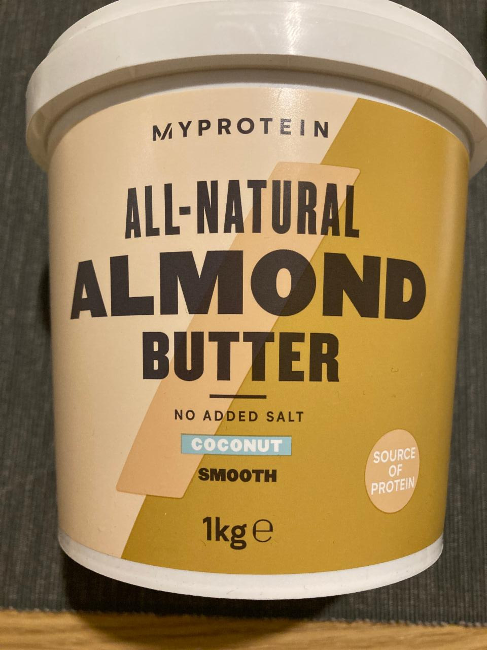 Fotografie - Almond butter Coconut Smooth MyProtein