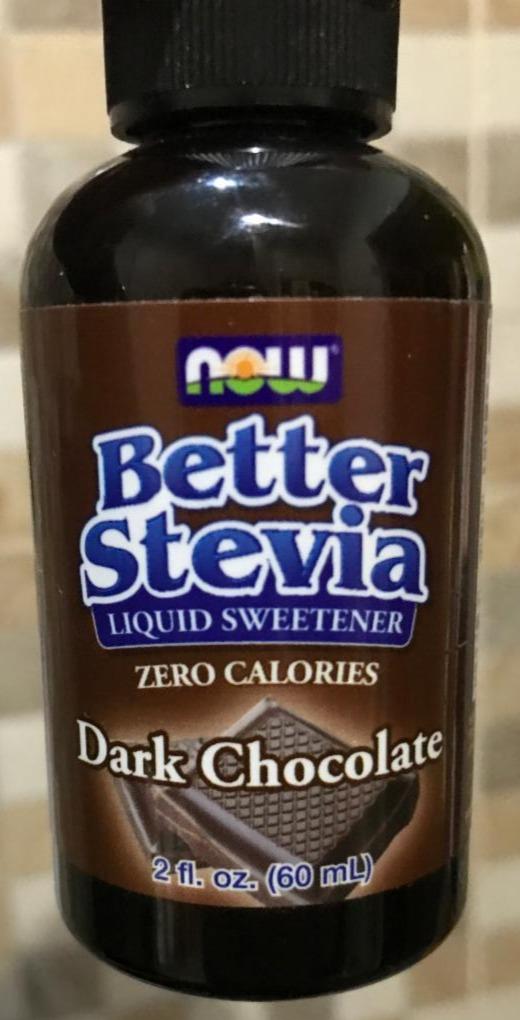 Fotografie - Better Stevia dark chocolate Now