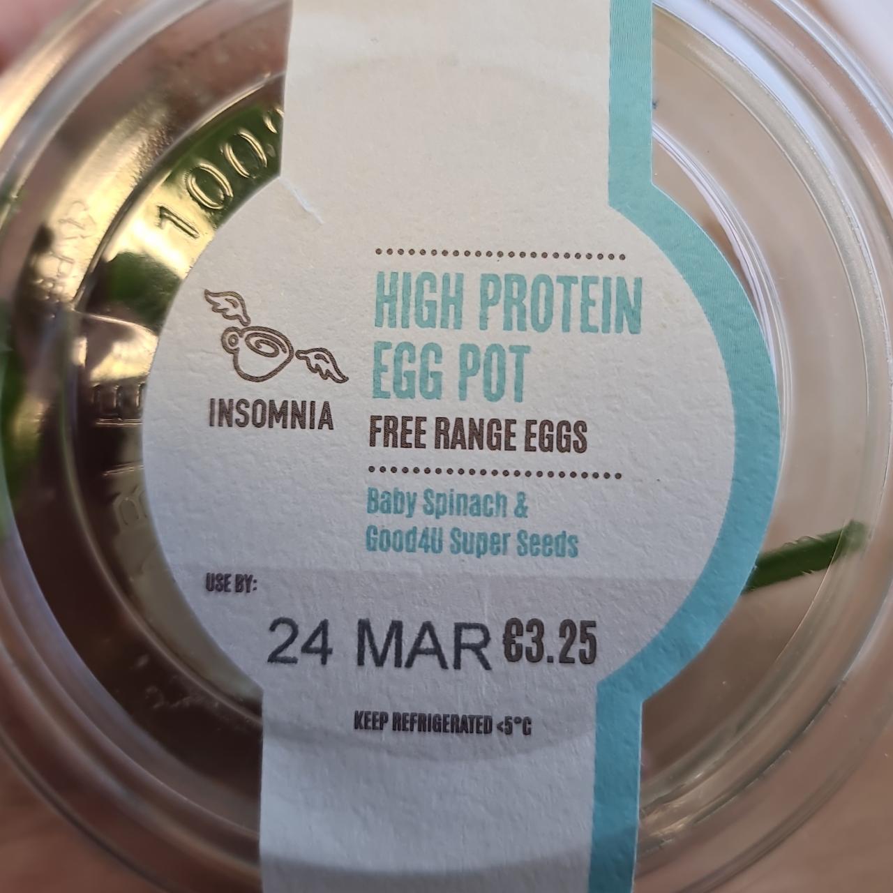 Fotografie - High Protein Egg Pot Insomnia