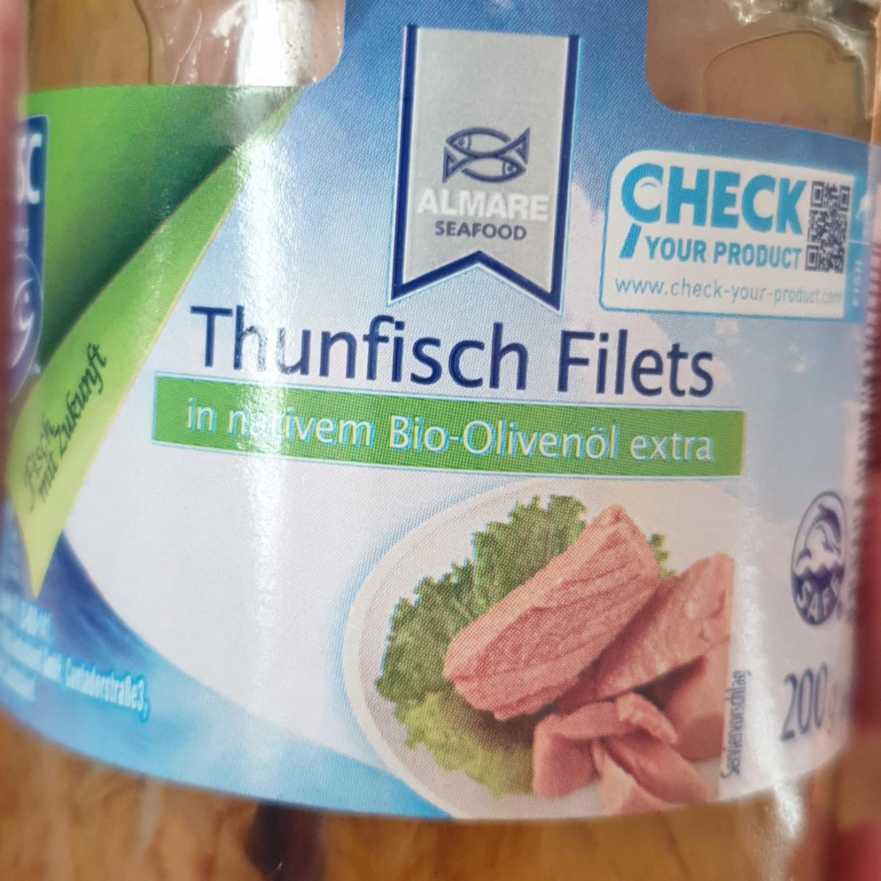 Fotografie - Thunfisch Filets in nativem Bio-Olivenöl extra Almare seafood