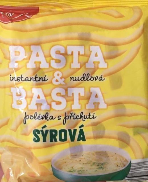 Fotografie - Pasta & Basta instantní nudlová polévka s příchutí sýrová Kania