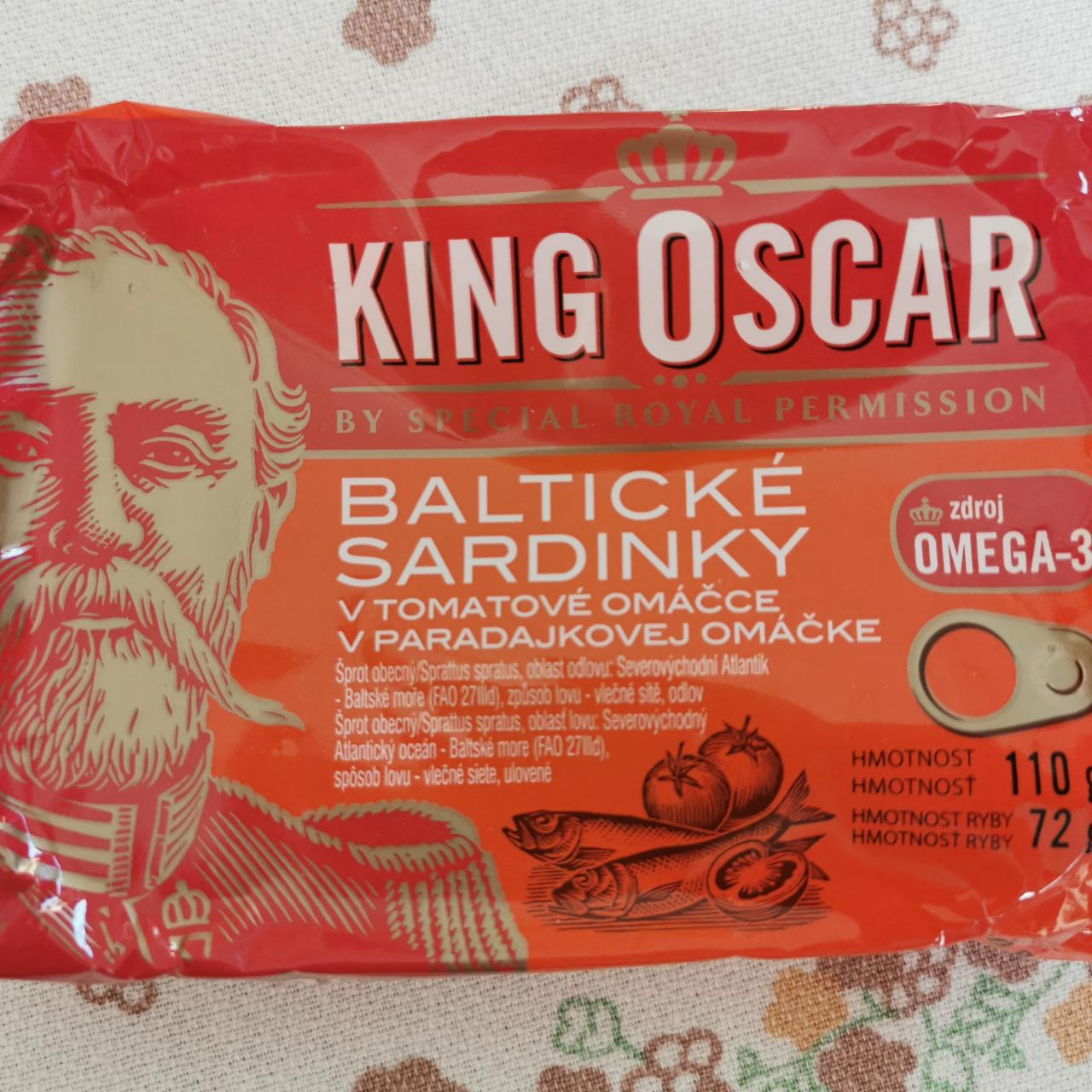Fotografie - Baltické sardinky v paradajkovej omáčke King Oscar