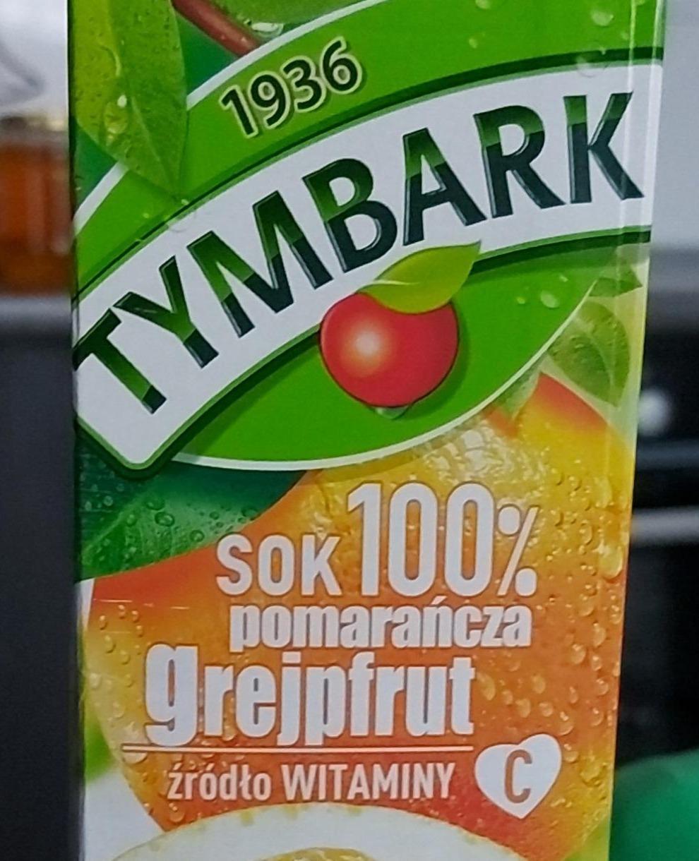 Fotografie - Sok 100% pomarańcza grejpfrut Tymbark