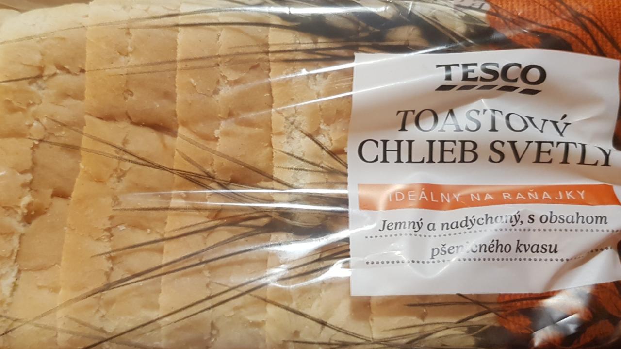 Fotografie - toastový chlieb svetlý Tesco