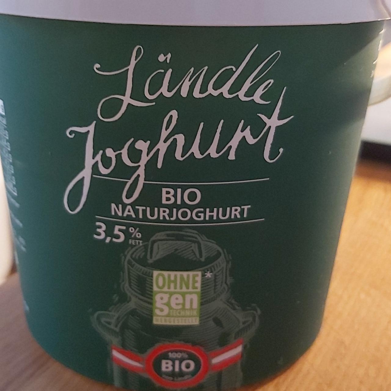 Fotografie - Joghurt Bio Naturjoghurt 3,5% Fett Ländle