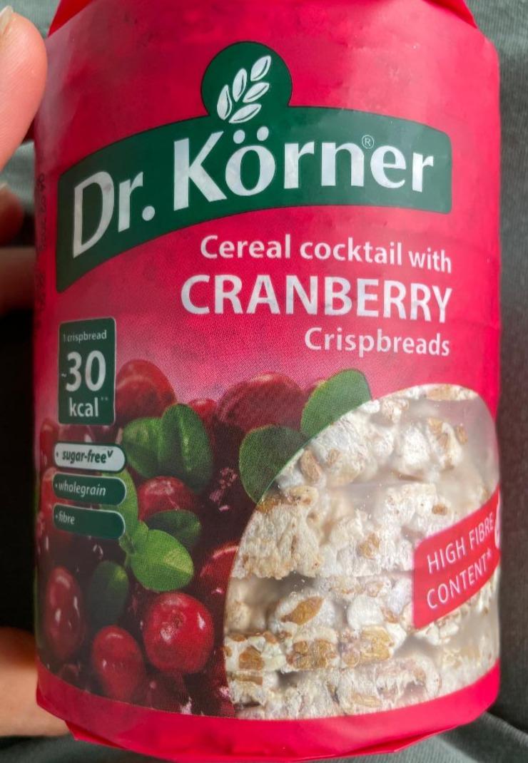 Fotografie - Cereal cocktail with Cranberry Crispbreads Dr.Körner
