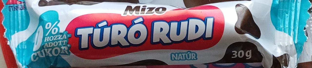 Fotografie - Túró rudi natúr 0% hozzáadott cukor Mizo