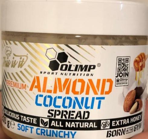Fotografie - olimp almond coconut spread soft crunchy