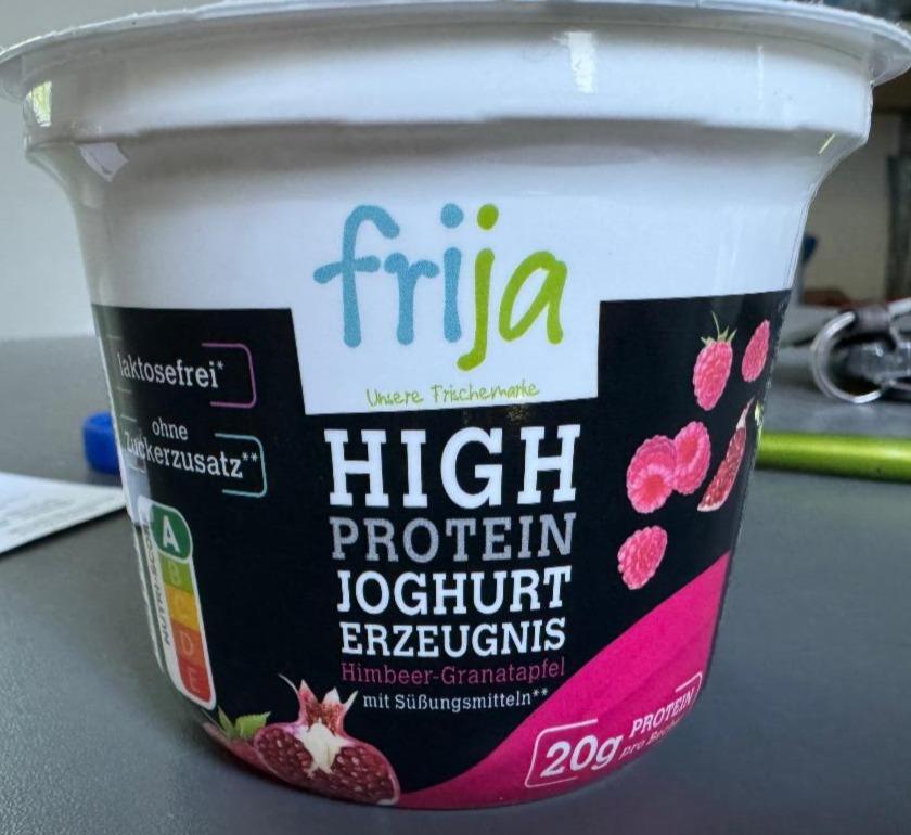 Fotografie - High Protein Joghurt Erzeugnis Himbeer-Granatapfel frija