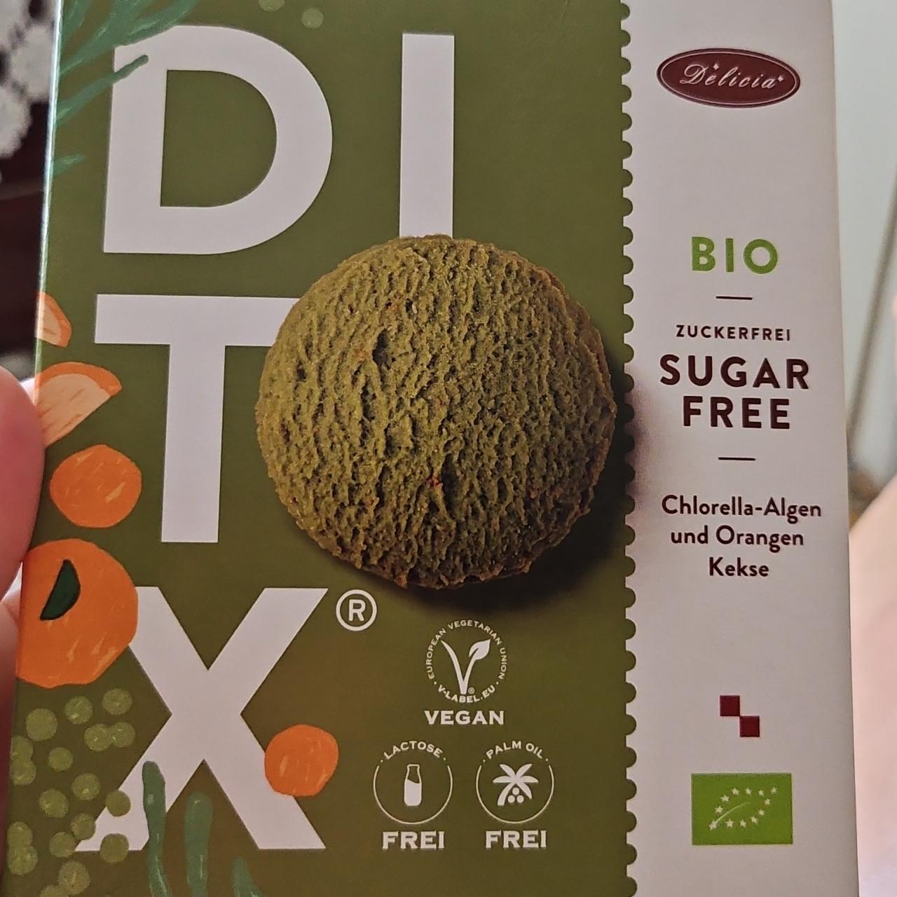 Fotografie - Bio Sugar free DITX Chlorella-Algen und Orangen Kekse Delicia