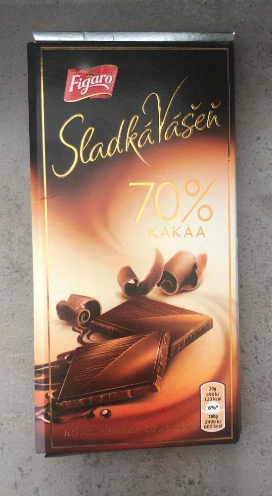 Fotografie - Sladká Vášeň 70% kakaa