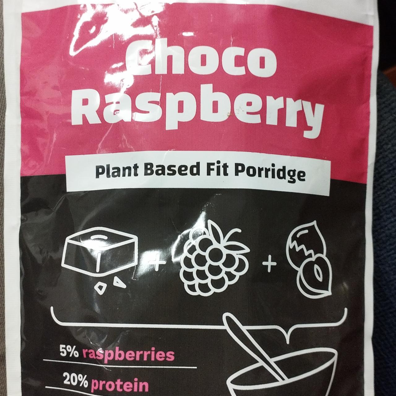 Fotografie - Choco Raspberry Plant Based Fit Porridge Proteine nuts