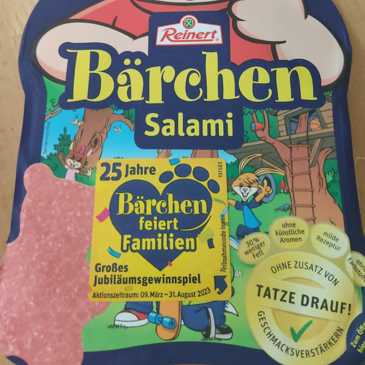 Fotografie - Bärchen Salami mit Putenfleisch Reinert