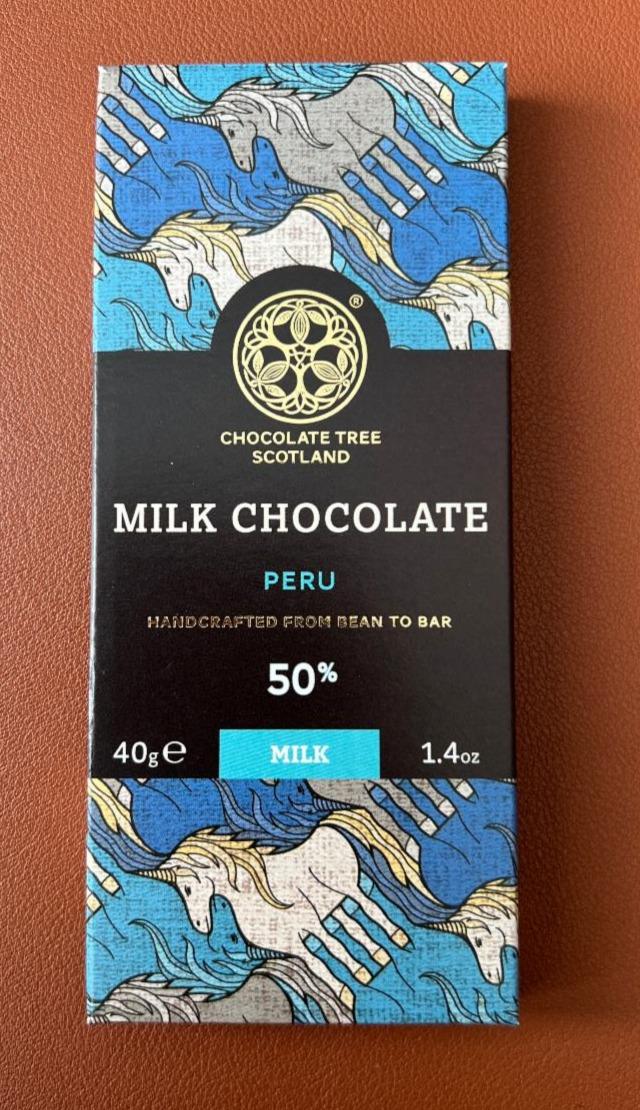 Fotografie - Milk Chocolate Peru 50% Chocolate Tree Scotland