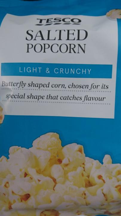 Fotografie - salted popcorn tesco