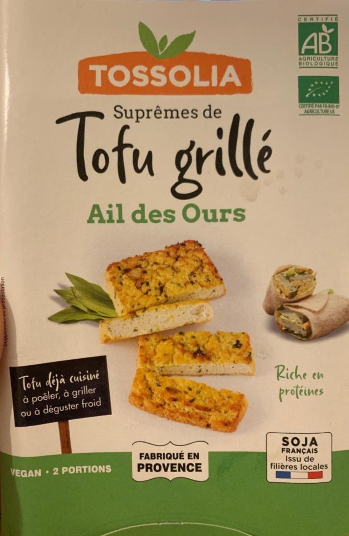 Fotografie - Tofu grillé Ail des Ours Tossolia