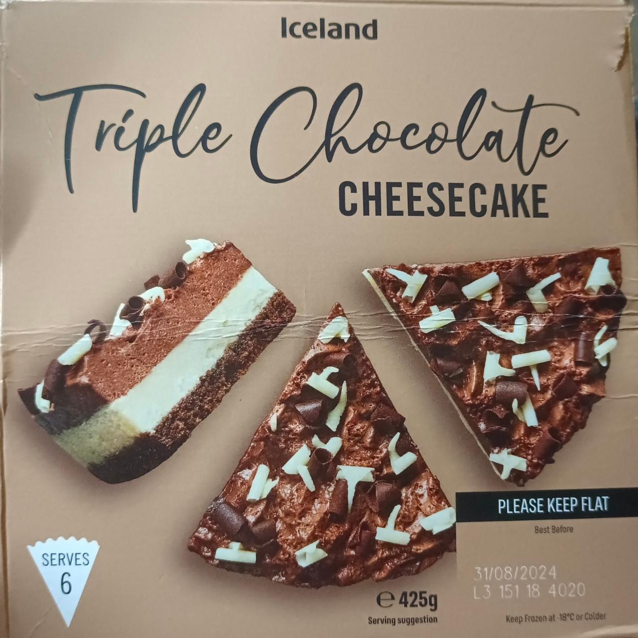 Fotografie - Triple Chocolate Cheescake Iceland