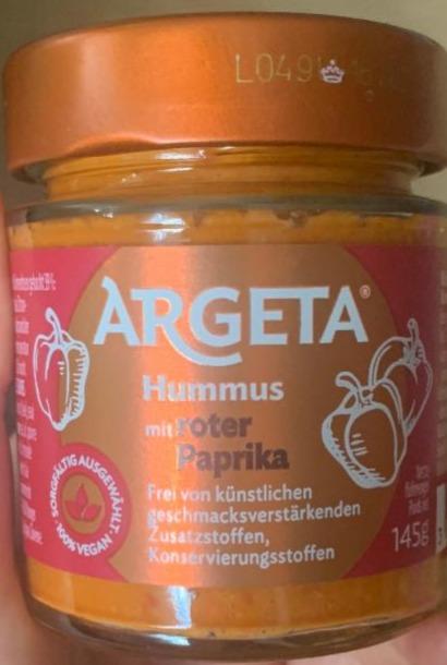Fotografie - Argeta Hummus mit roten Paprika
