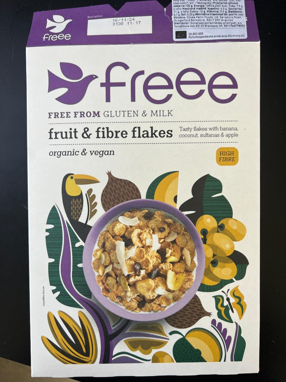 Fotografie - Fruit & fibre flakes Freee