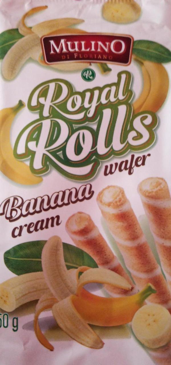 Fotografie - Royal Rolls Wafer Banana Cream Mulino di Floriano