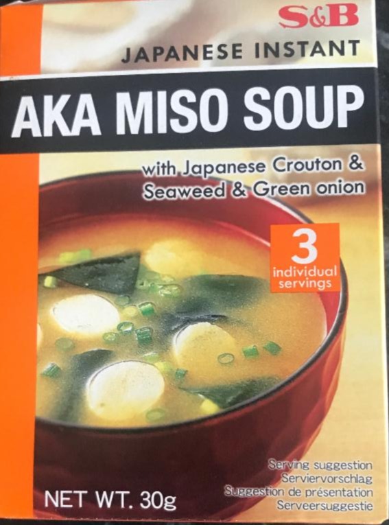 Fotografie - Japanese instant Aka Miso Soup S&B