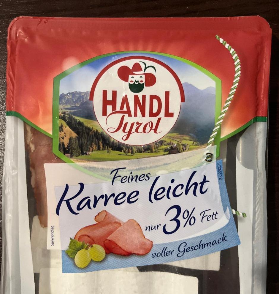 Fotografie - Karree Leicht 3% Fett Handl Tyrol