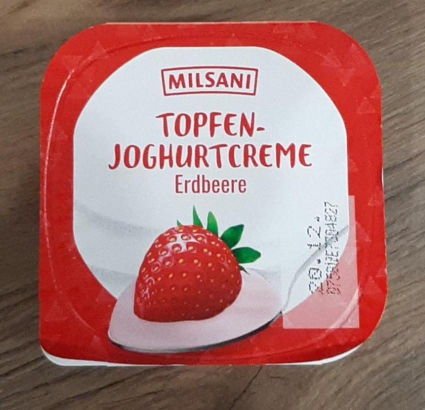 Fotografie - Topfen-Joghurtcreme Erdbeere Milsani