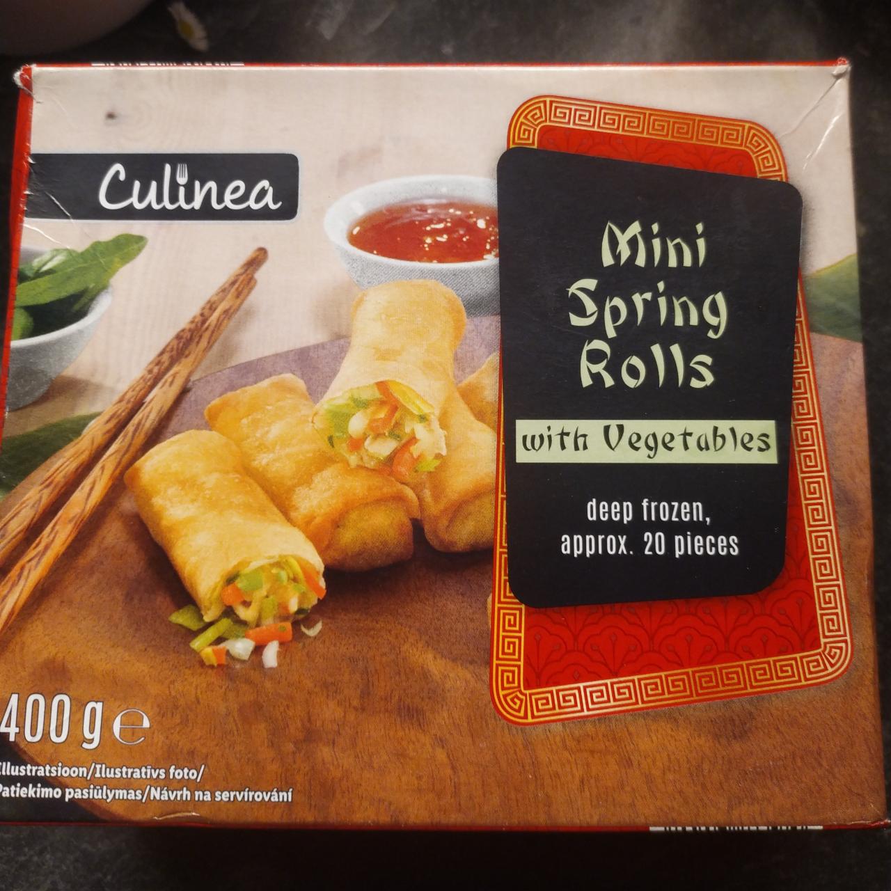 Fotografie - Mini Spring Rolls with Vegetables Culinea