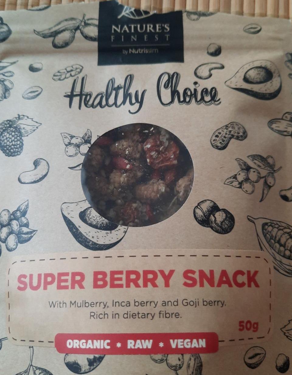 Fotografie - Super berry snack Healthy Choice Nature's finest
